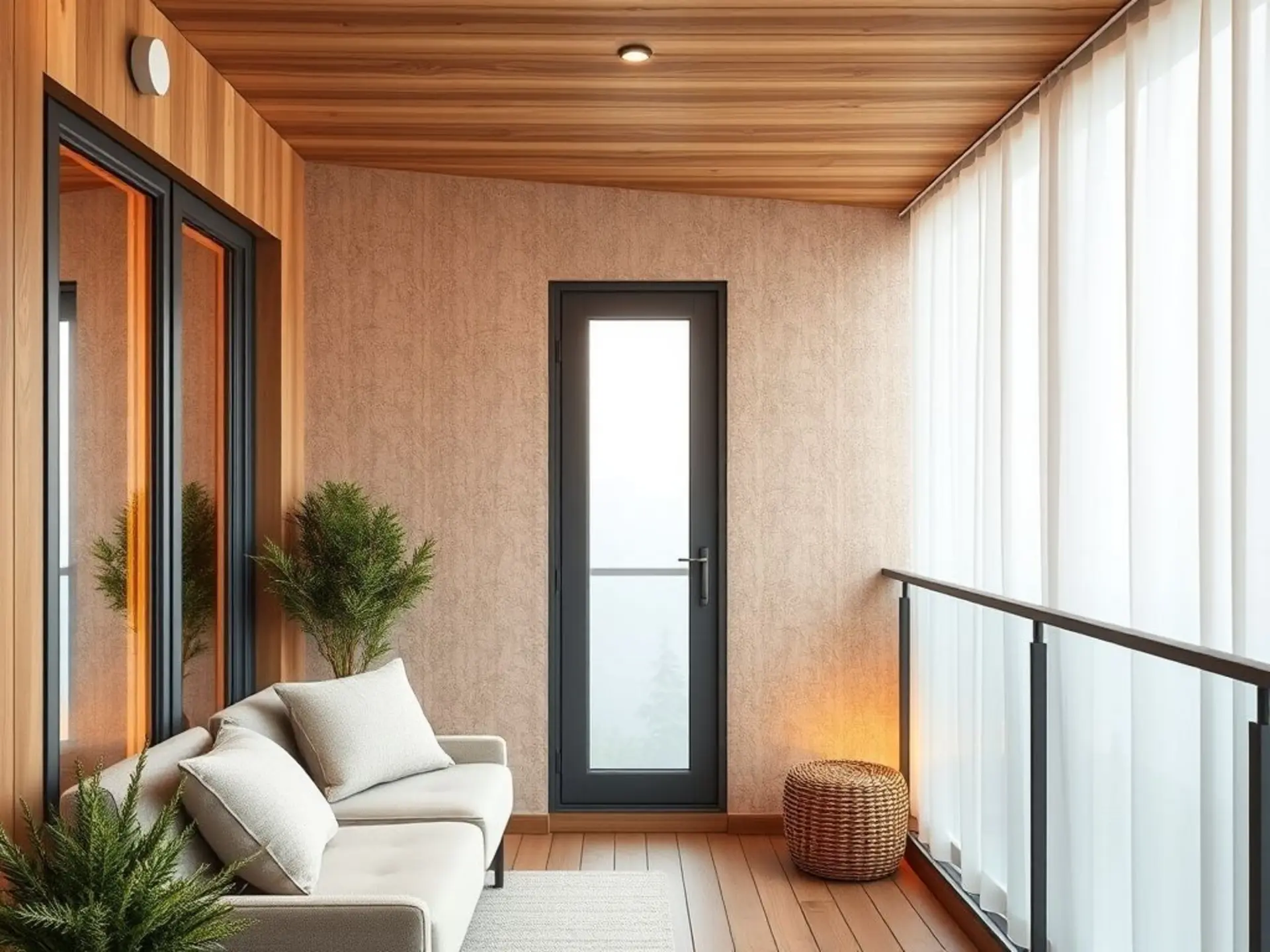 Обои для балкона: утепление и стильный дизайн для уютного пространства